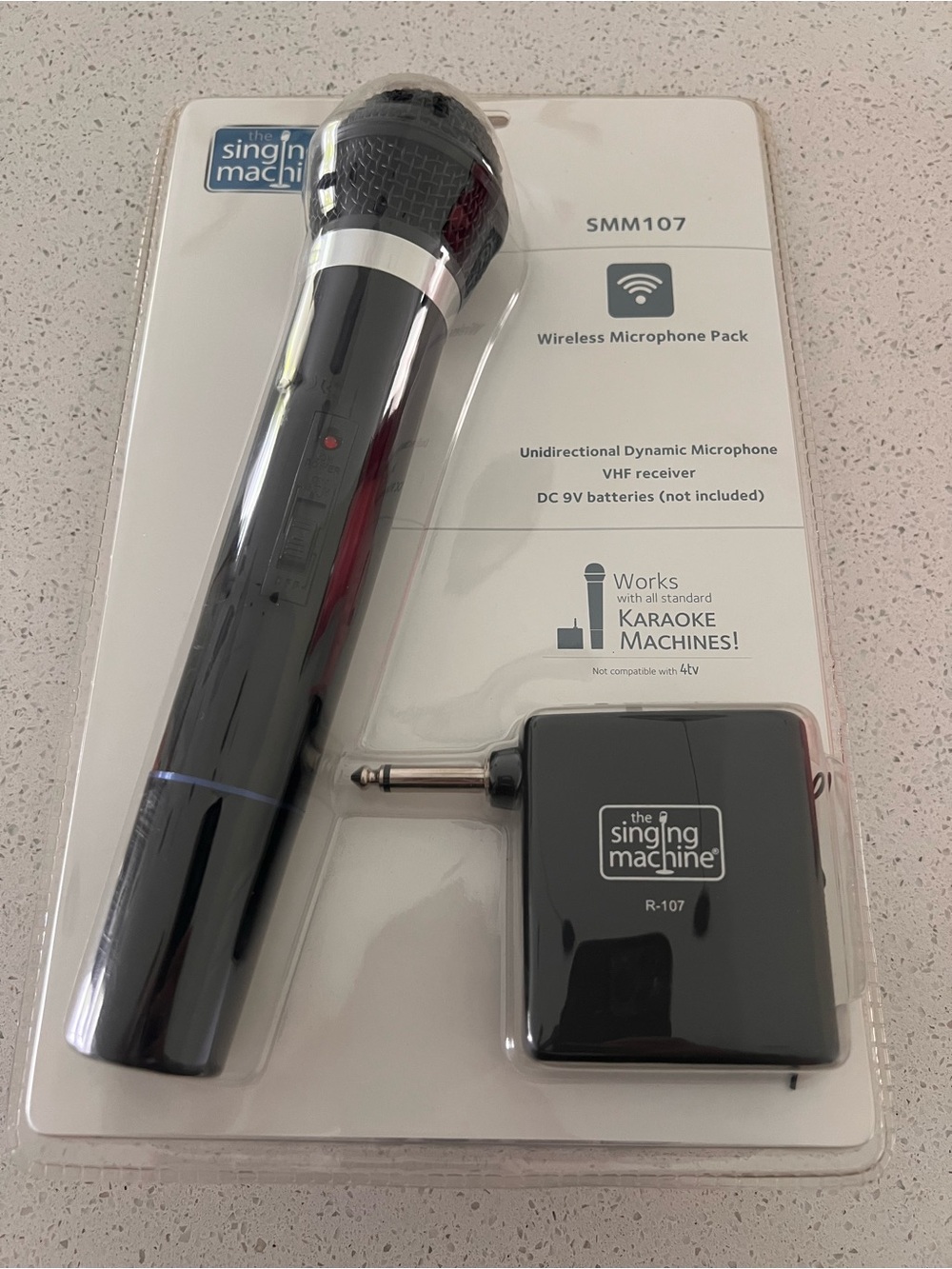 The Singing Machine SMM107 Wireless Microphone Pack Karaoke